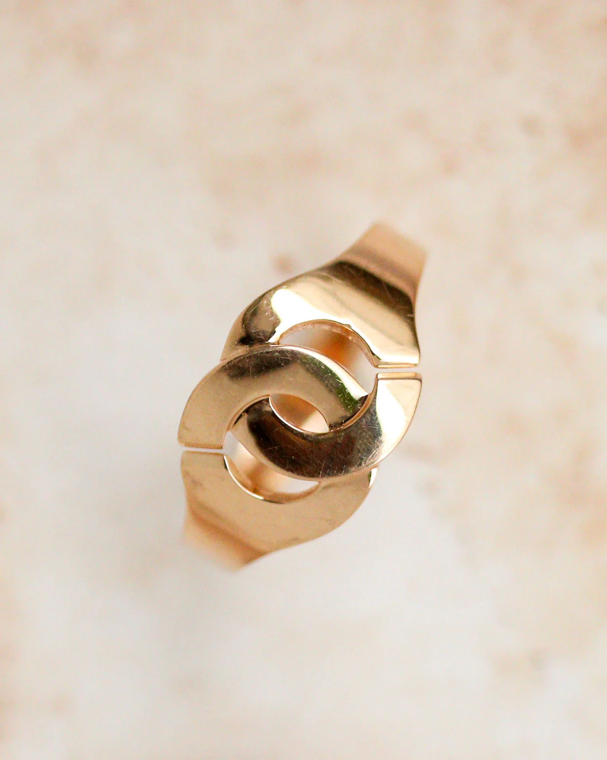 Bague "Menottes" Or Rose Signée Dinh Van - Image 7