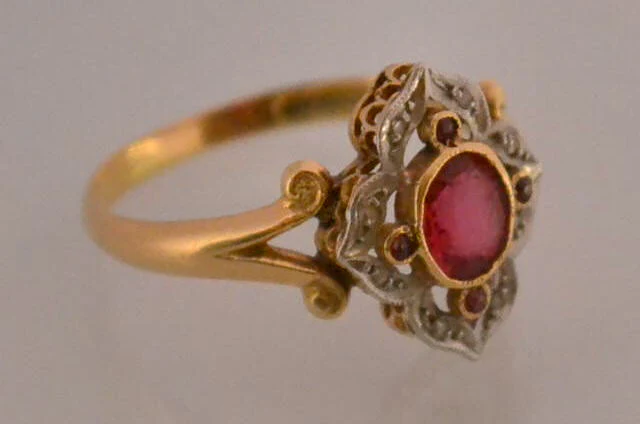Bague Or et Verneuil - Image 2