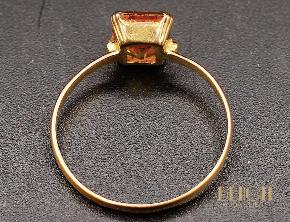 Bague Or Jaune Topaze - Image 4