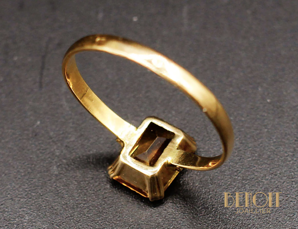 Bague Or Jaune Topaze - Image 5
