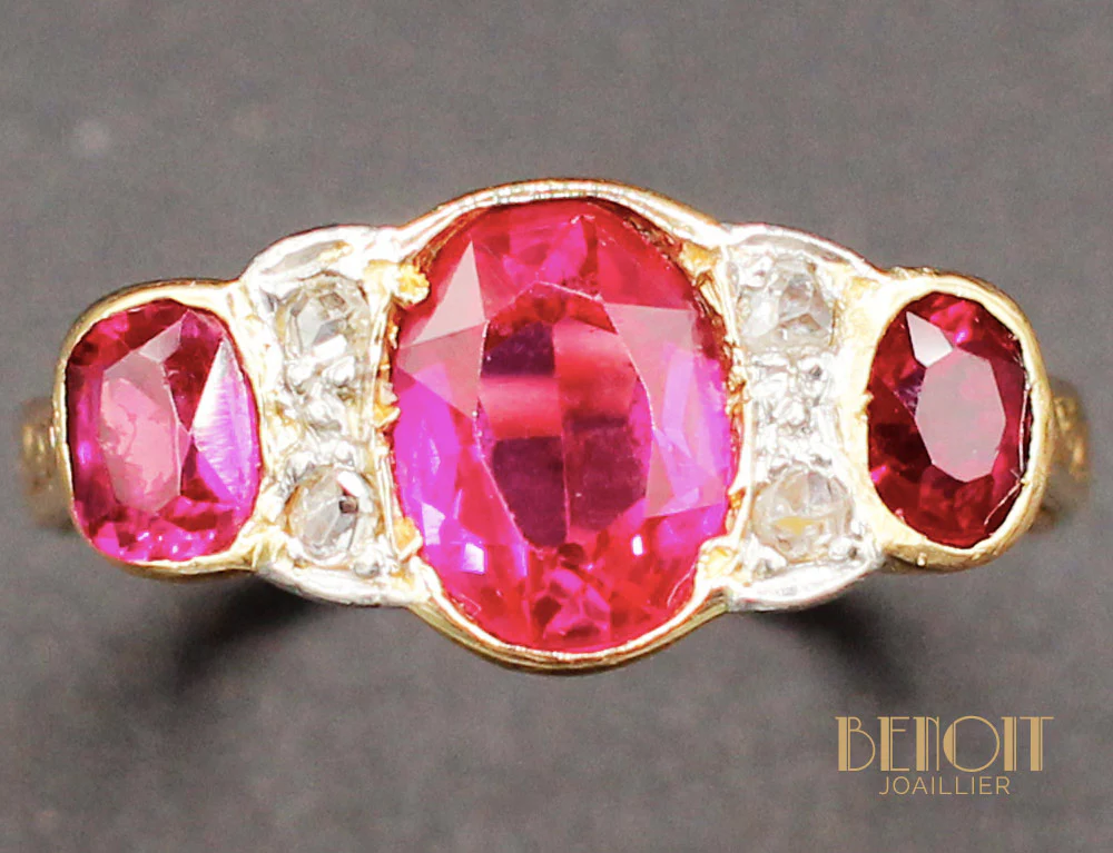 Bague Or Verneuils Et Diamants - Image 3