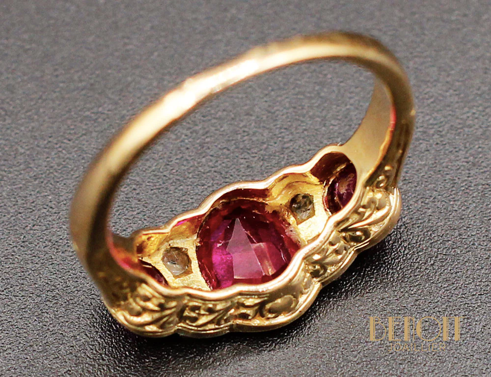 Bague Or Verneuils Et Diamants - Image 4