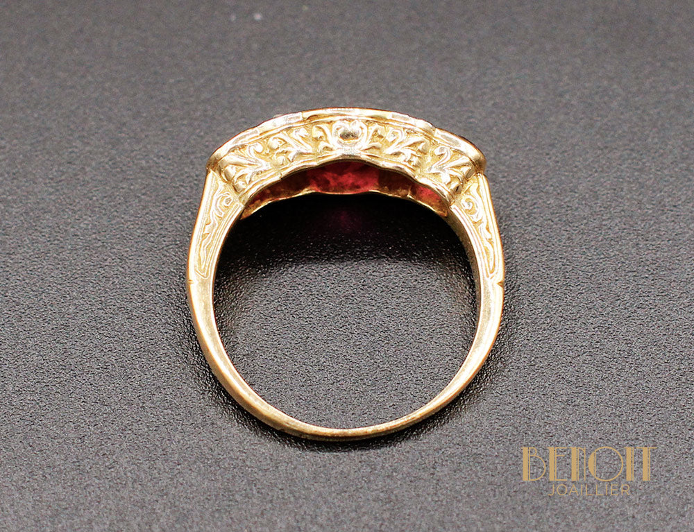Bague Or Verneuils Et Diamants - Image 5