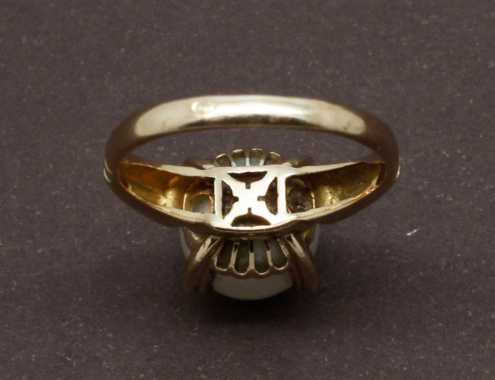 Bague Perle Art Déco - Image 5