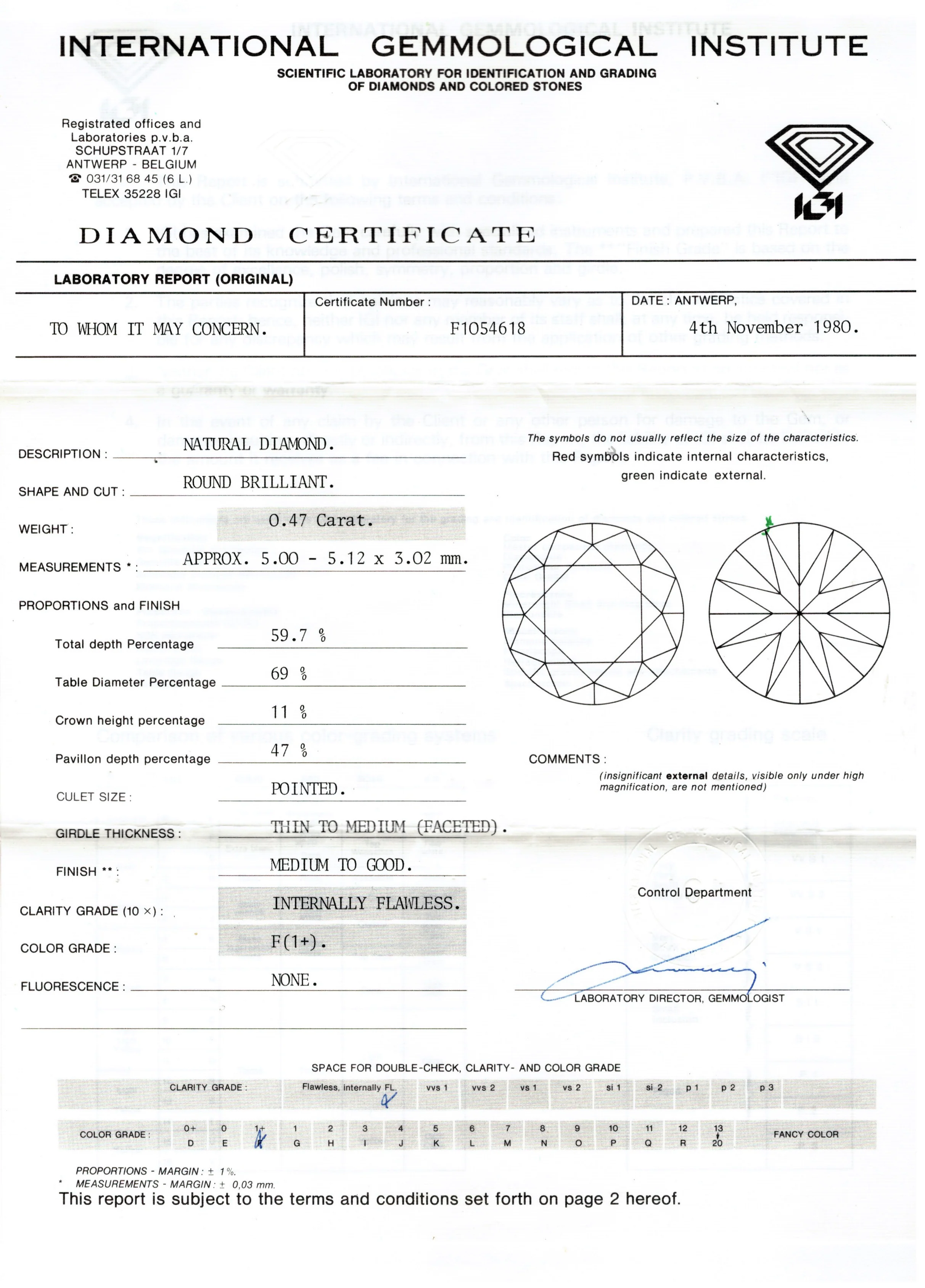 Bague Création Benoit Joaillier "Plateau Rectangle" Diamant 0,47ct F-IF - Image 6