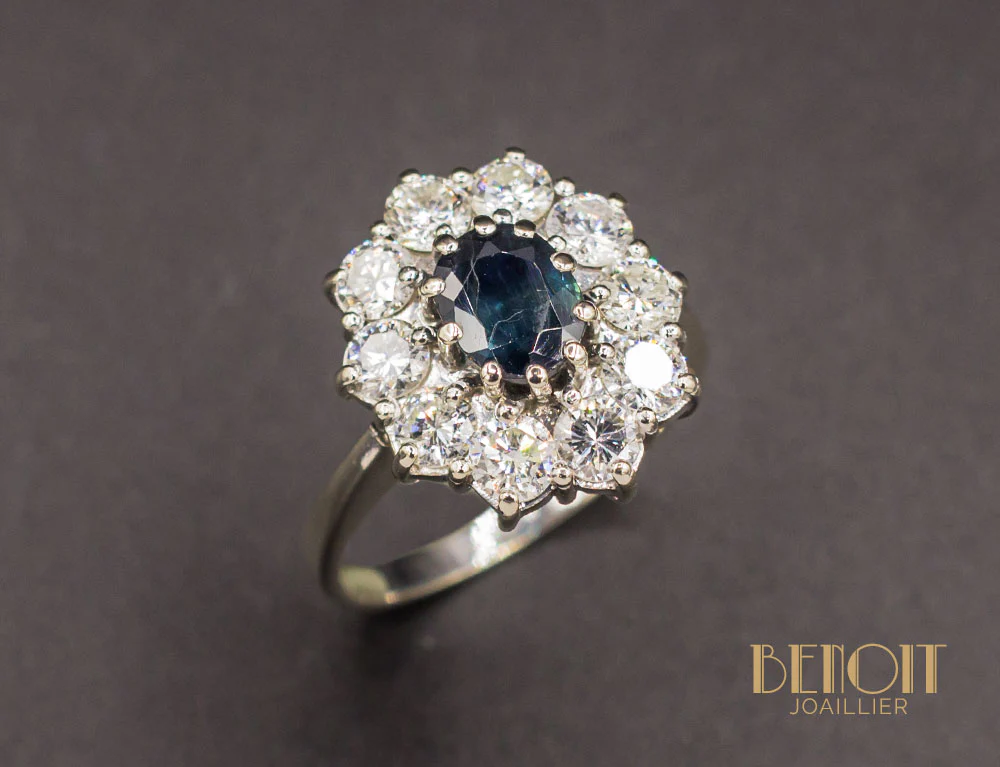 Bague Pompadour Saphir