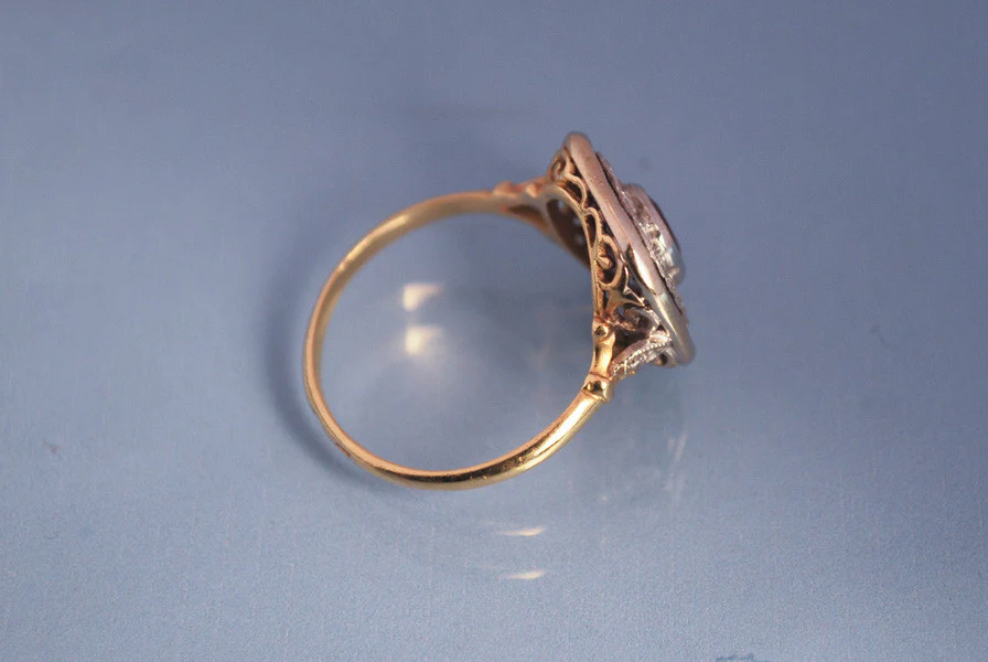 Bague Rubis Diamants et Or jaune - Image 3