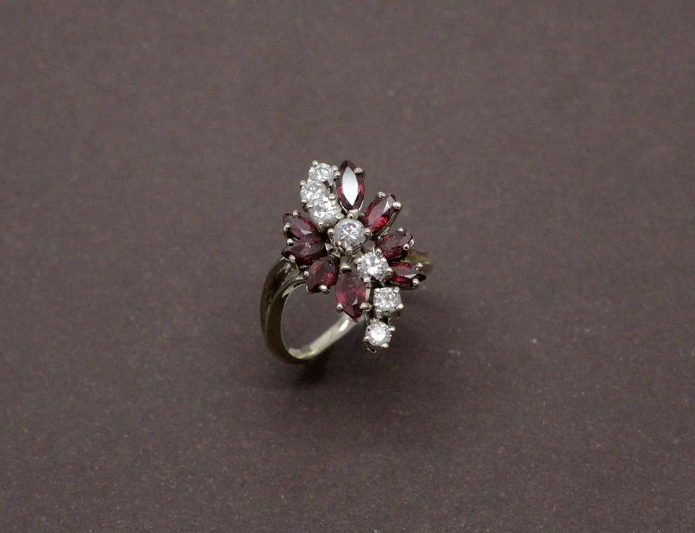 Bague Rubis et Diamants