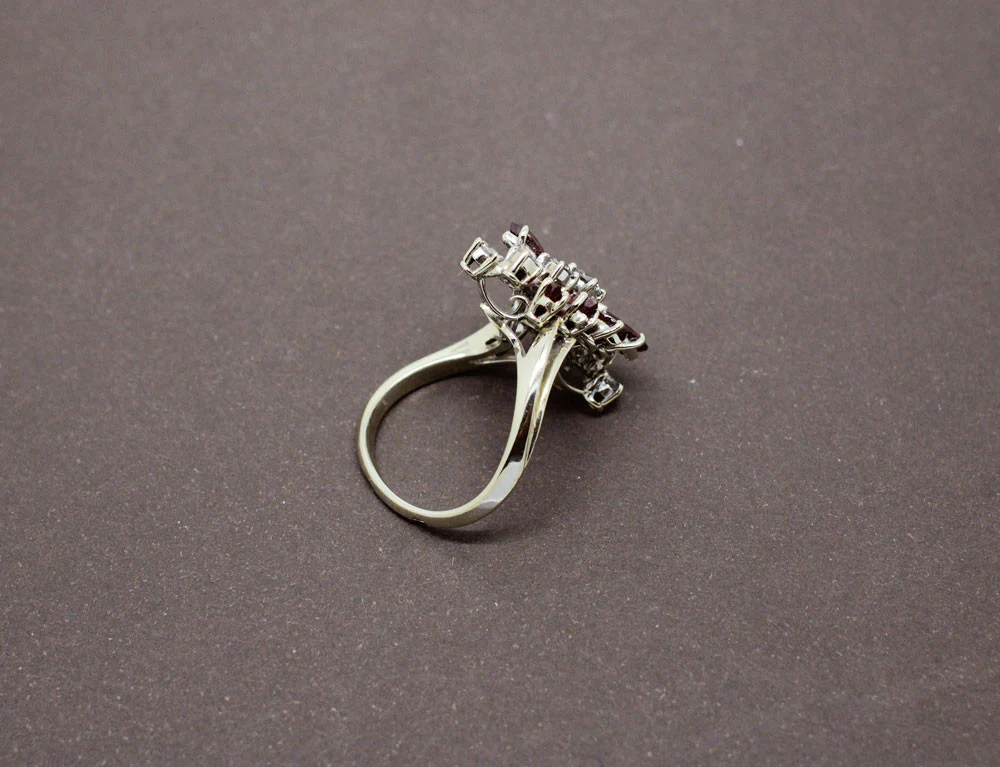 Bague Rubis et Diamants - Image 3