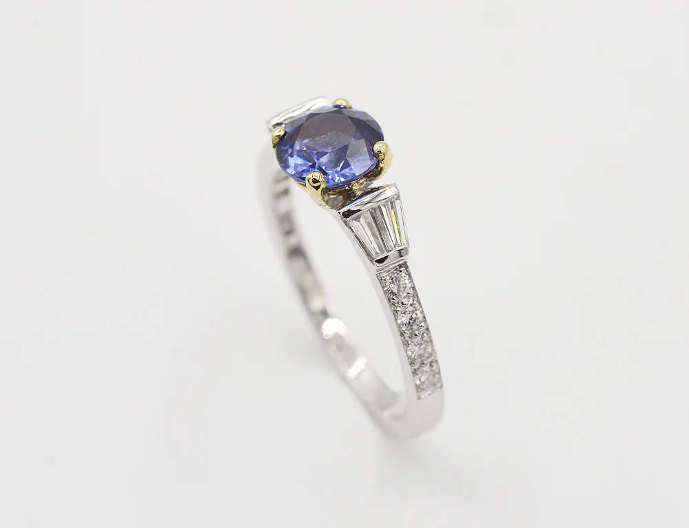 Solitaire Création Benoit Joaillier Saphir 1,56 Carats - Image 3