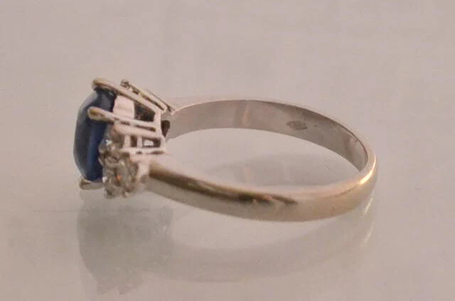 Bague Saphir Diamants - Image 3