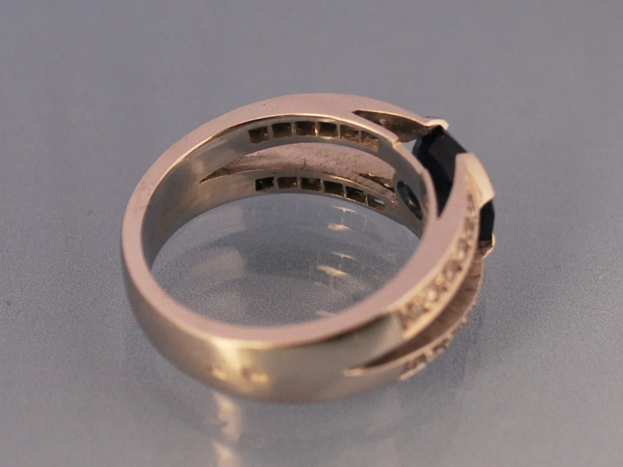 Bague saphir et diamants "Benoit Joaillier" - Image 3