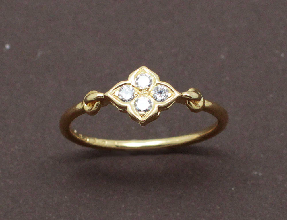 Bague Signée Cartier Diamants et Or Jaune - Image 2