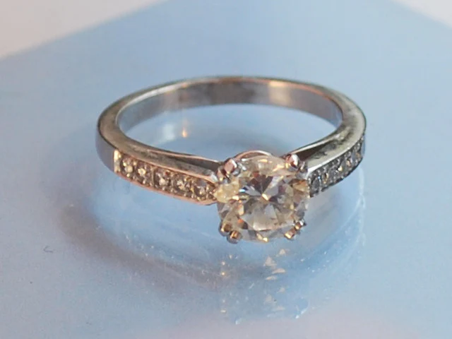 Bague solitaire diamant 1 carat - Image 2