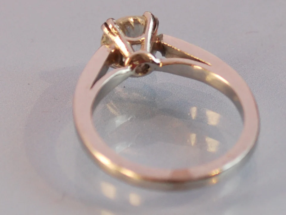 Bague solitaire diamant 1 carat - Image 3