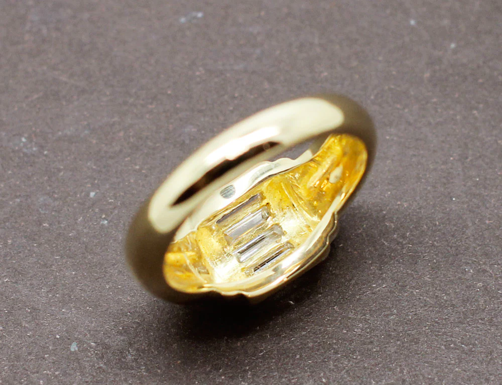 Bague Style Art Déco Diamants - Image 4