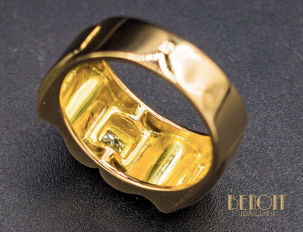 Bague Tank Diamant - Image 4