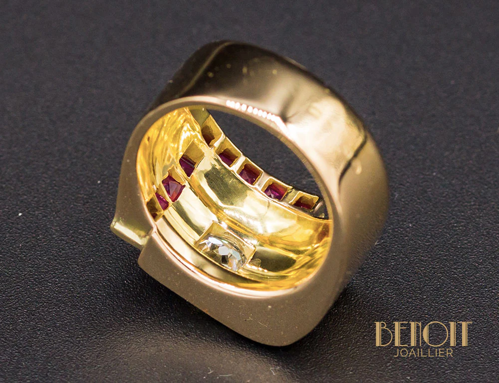 Bague Tank Diamant - Image 6
