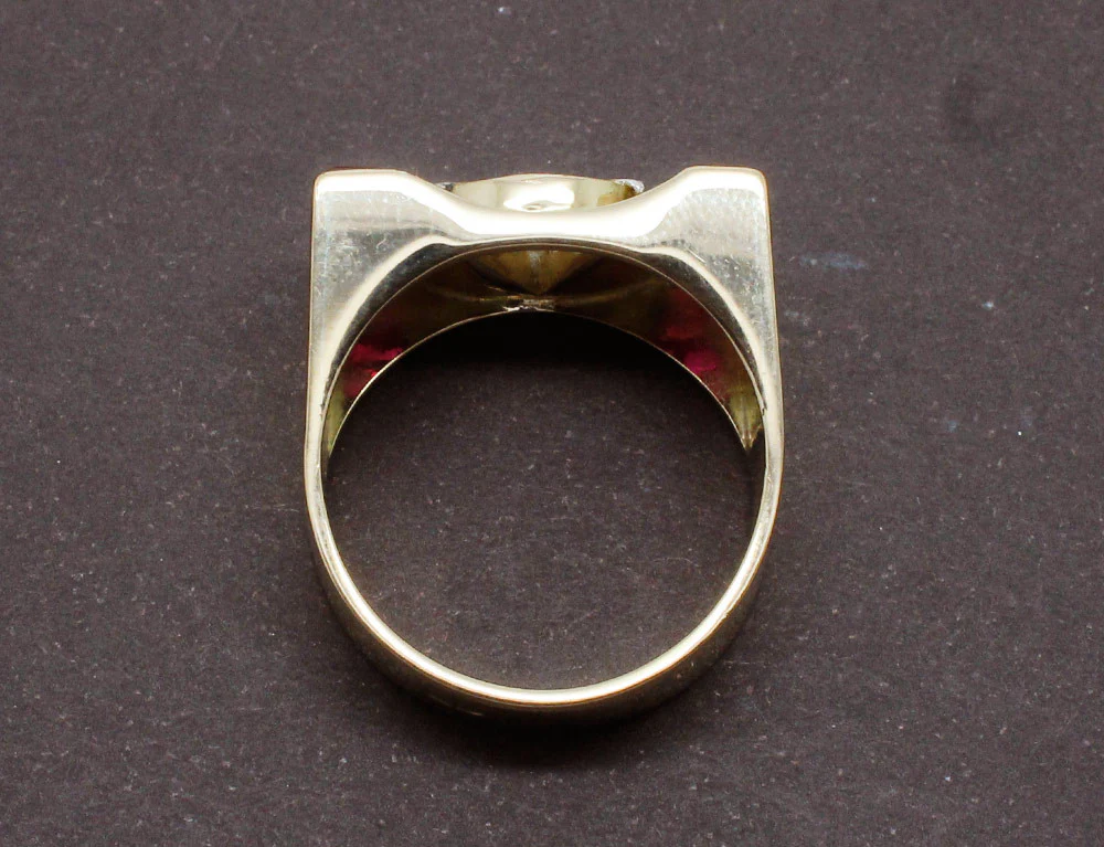 Bague Tank Diamant Triangle - Image 4