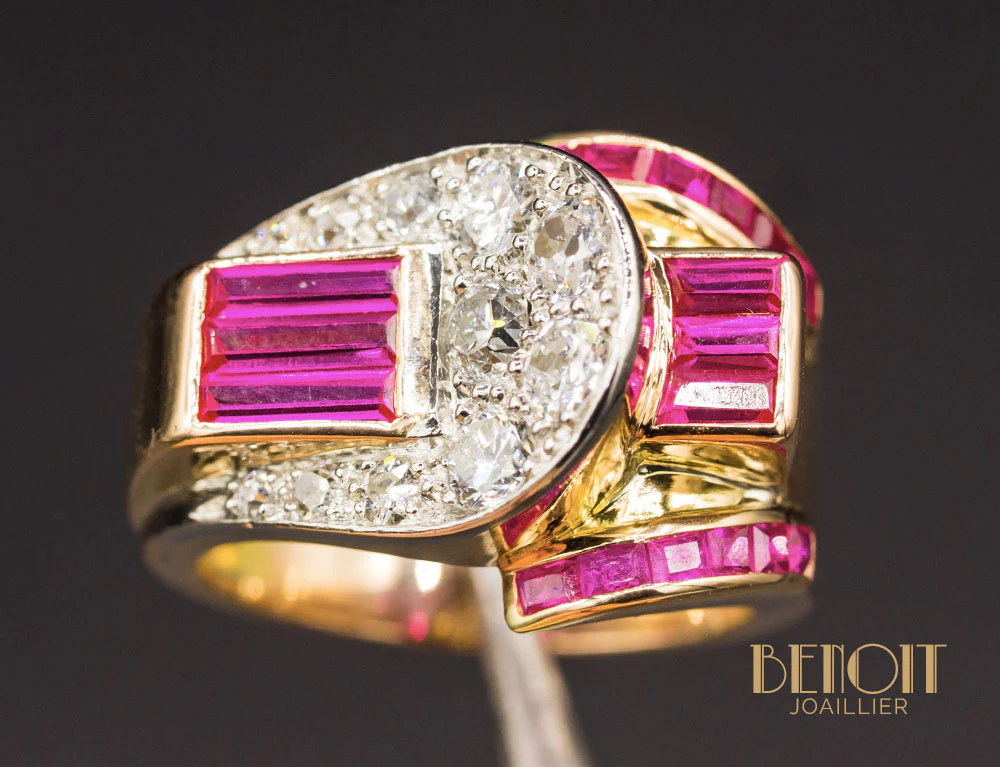 Bague Tank Diamants - Image 3