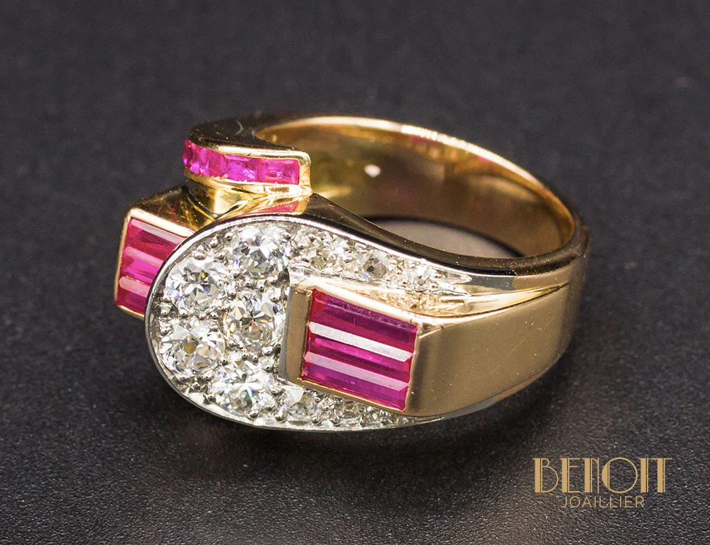 Bague Tank Diamants - Image 5