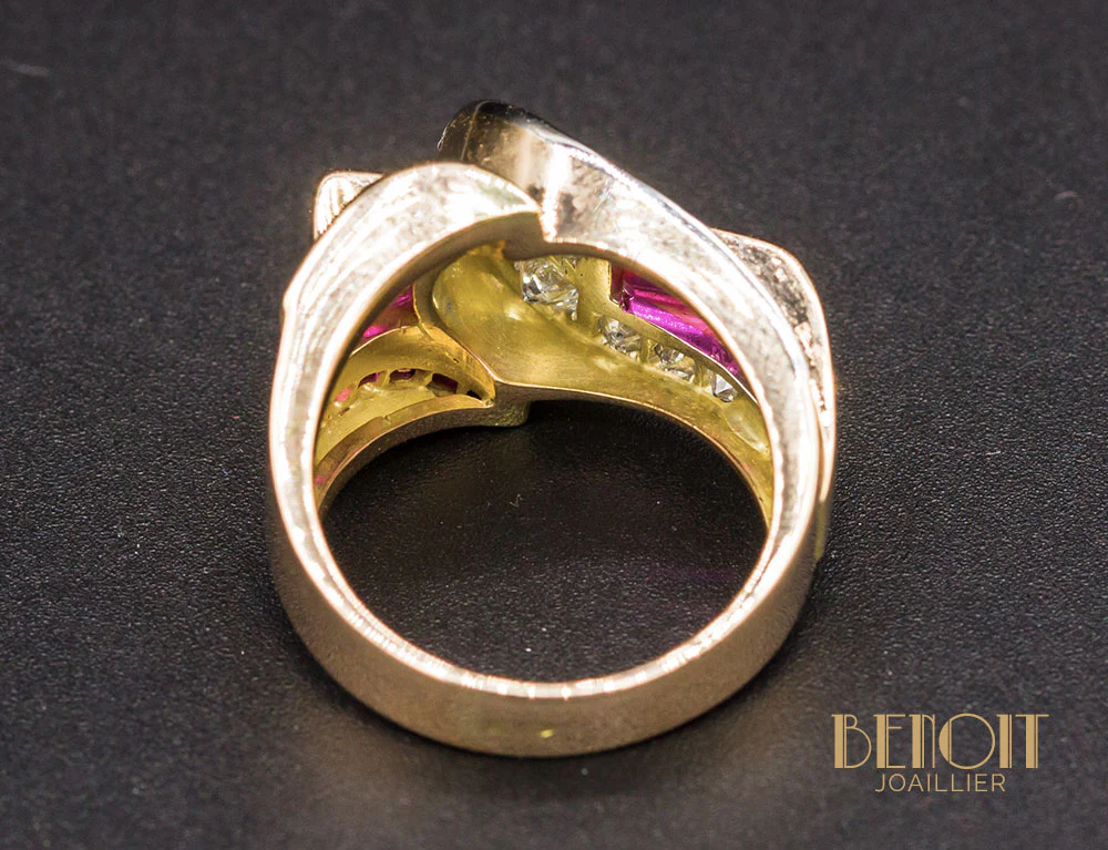 Bague Tank Diamants - Image 6
