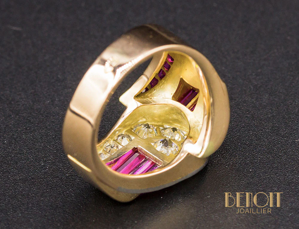 Bague Tank Diamants - Image 7