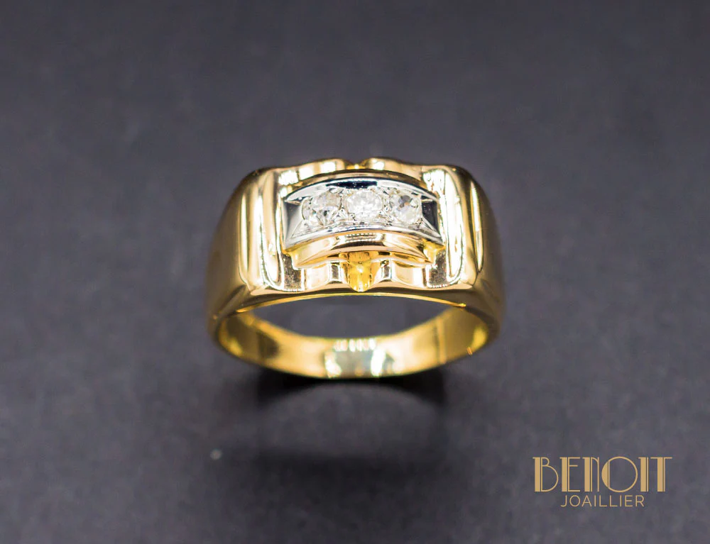 Bague Tank Diamants - Image 2