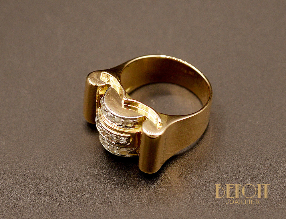 Bague Tank Diamants - Image 4