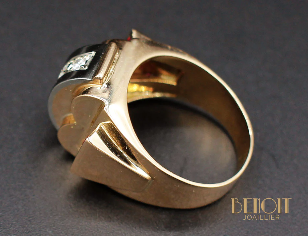 Bague Tank Diamants et Verneuils - Image 4