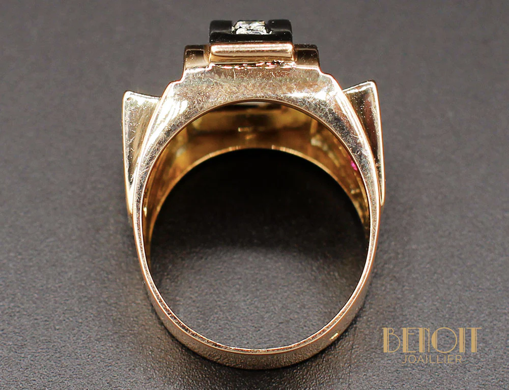 Bague Tank Diamants et Verneuils - Image 6