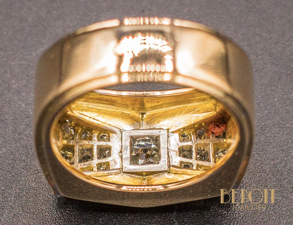 Bague Tank Noeud Diamants - Image 6