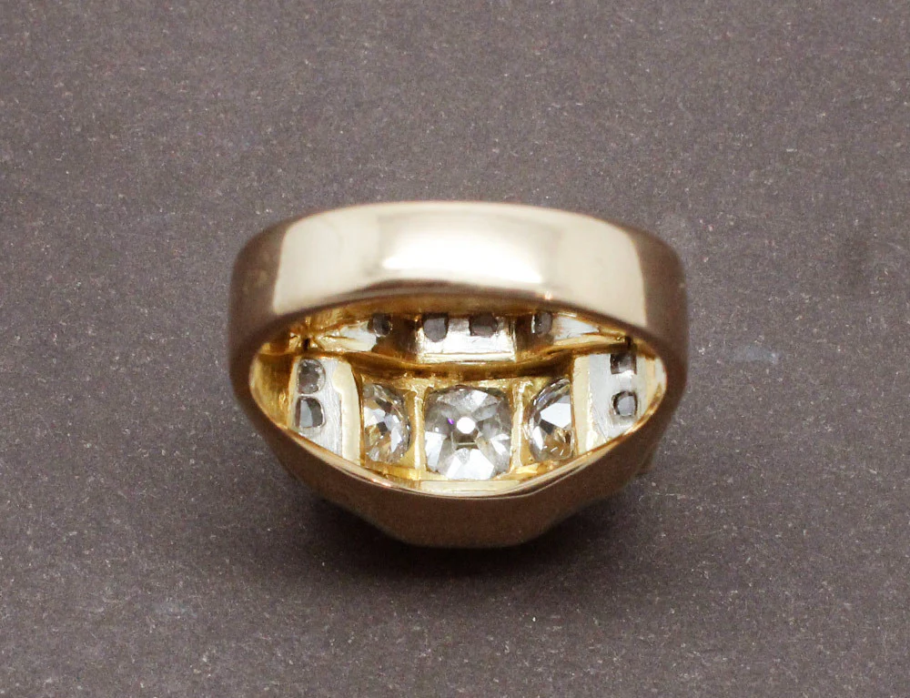 Bague Tank Or et Diamants - Image 6