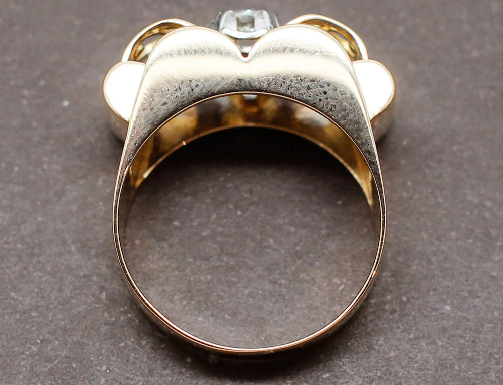 Bague 1950 Or et Diamants - Image 5