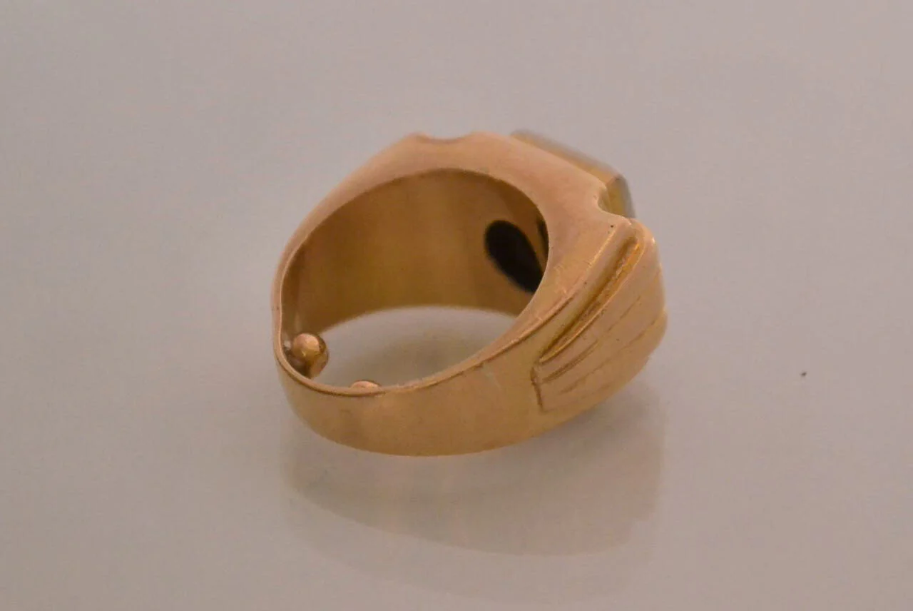 Bague Tank Or Jaune et Diamant - Image 2