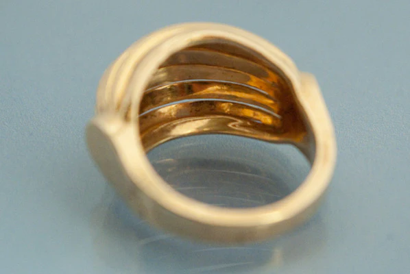 Bague Tiffany Or 14 ct - Image 2