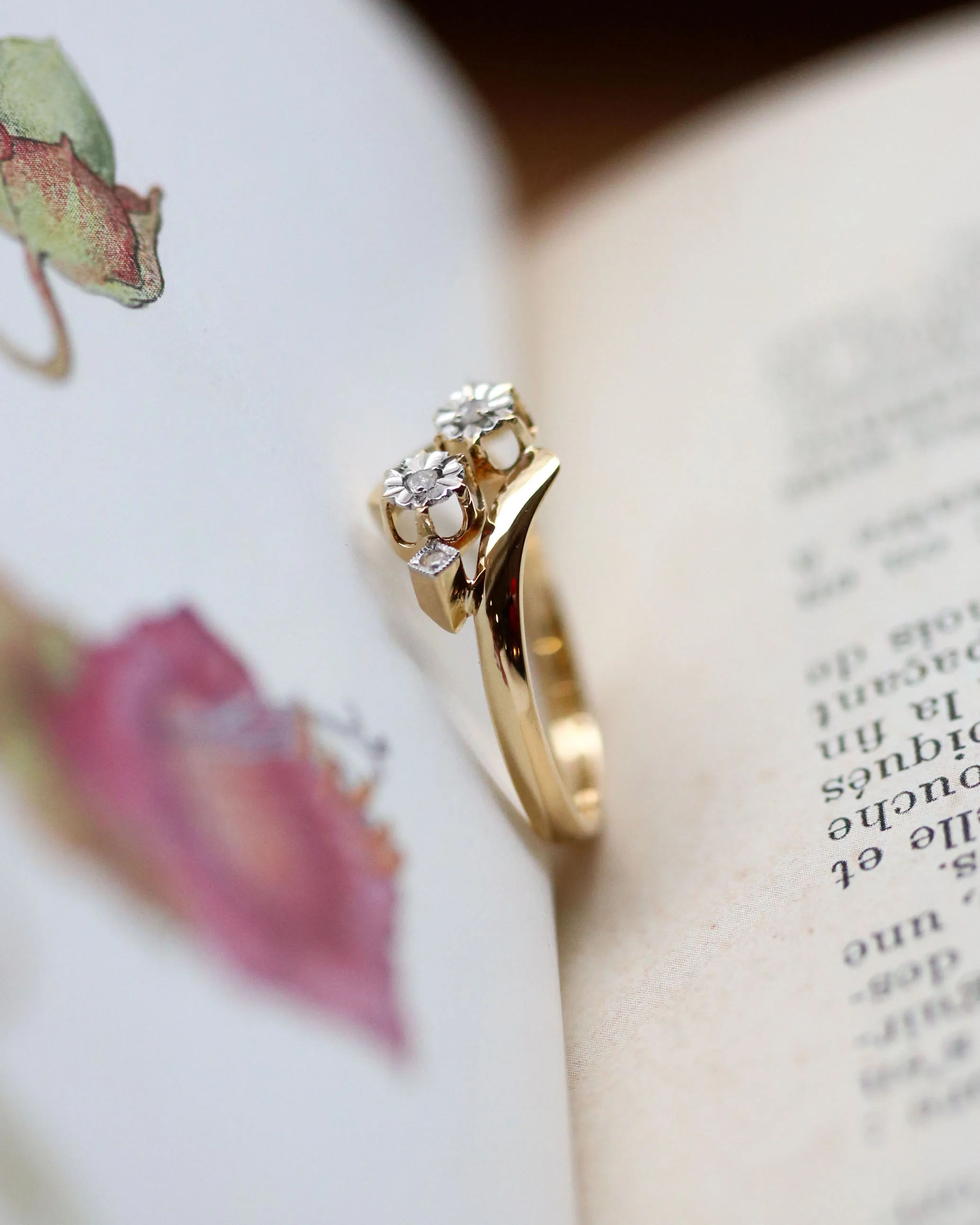 Bague Toi et Moi Diamants - Image 2