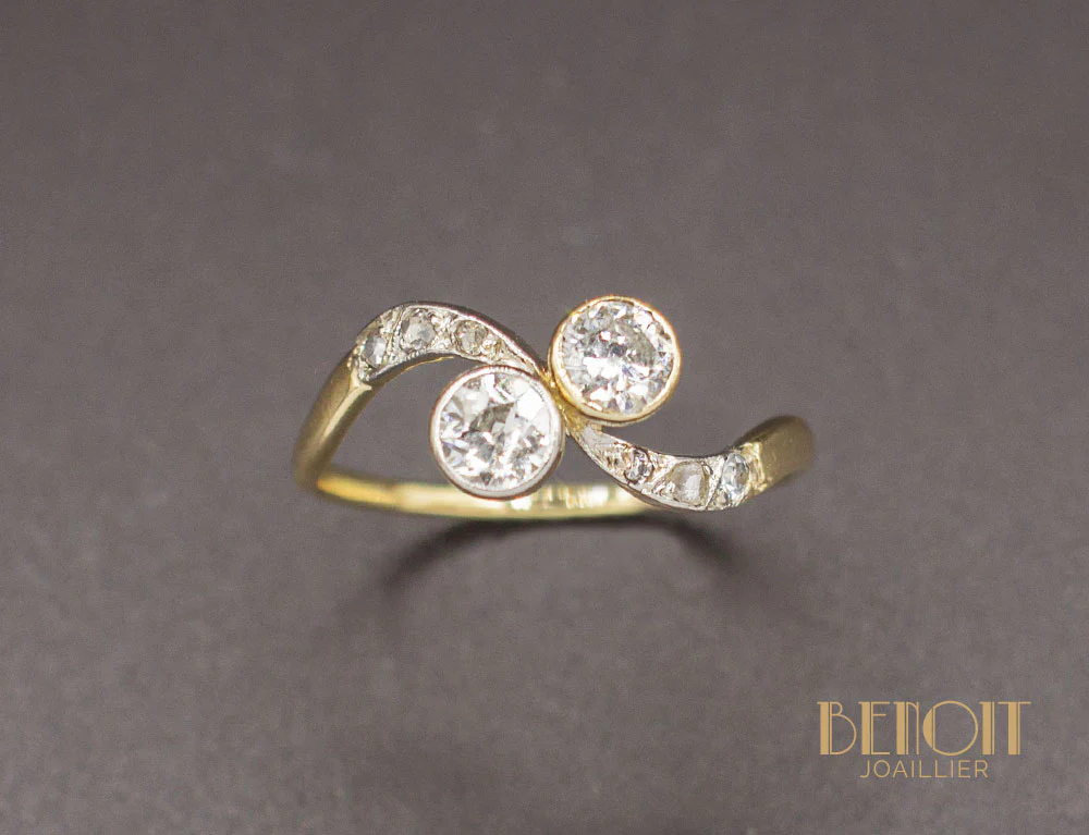 Bague Toi et Moi Diamants - Image 2