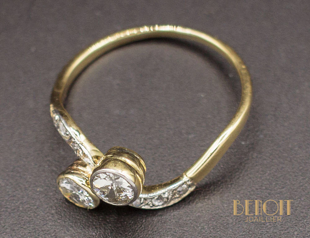 Bague Toi et Moi Diamants - Image 4