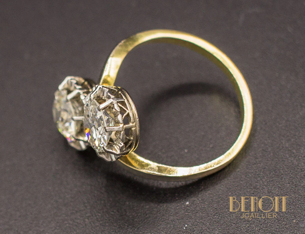 Bague Toi et Moi Diamants - Image 4