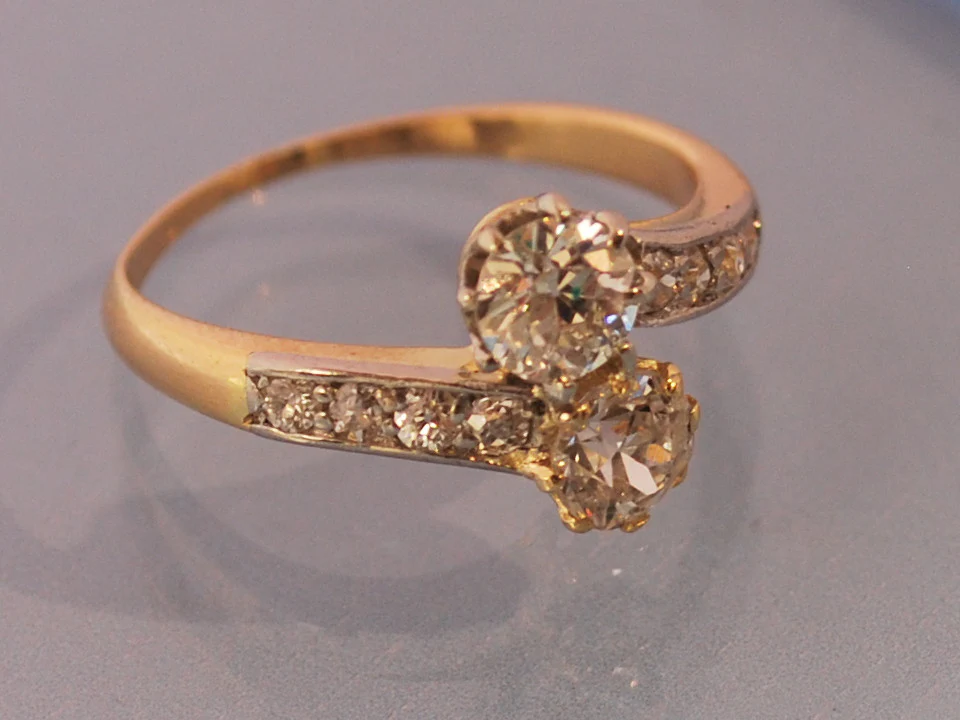 Bague toi et moi diamants - Image 3