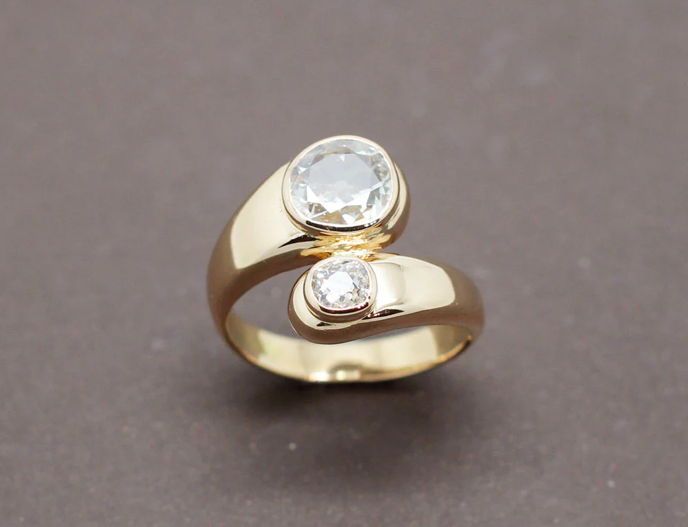 Bague Toi et Moi Diamants - Image 2