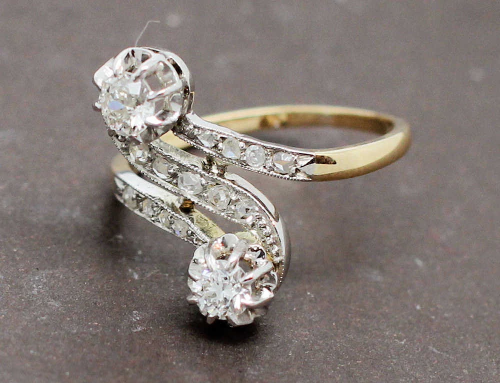 Bague Toi et Moi Diamants - Image 4