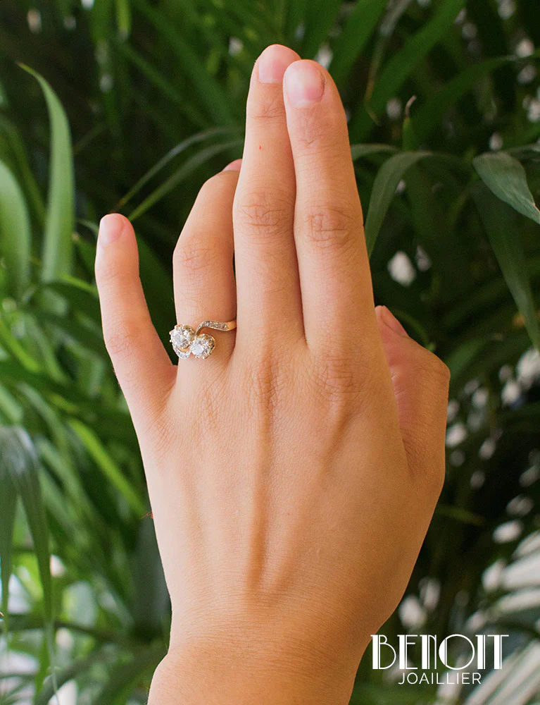 Bague Toi et Moi Diamants - Image 10