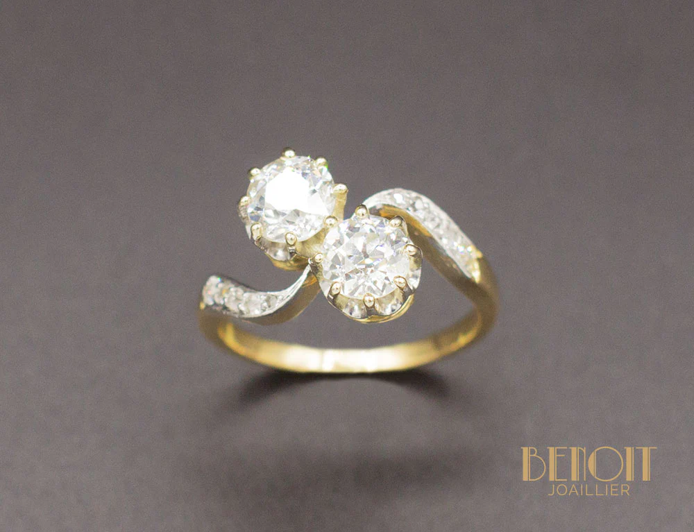 Bague Toi et Moi Diamants - Image 2