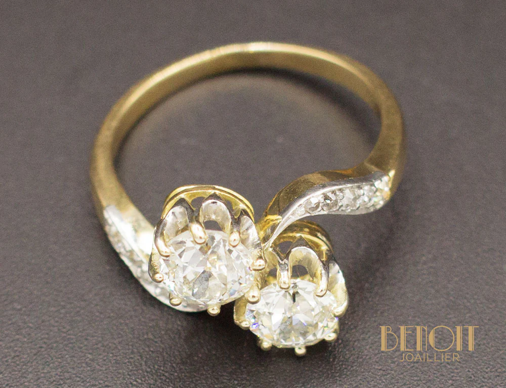 Bague Toi et Moi Diamants - Image 4