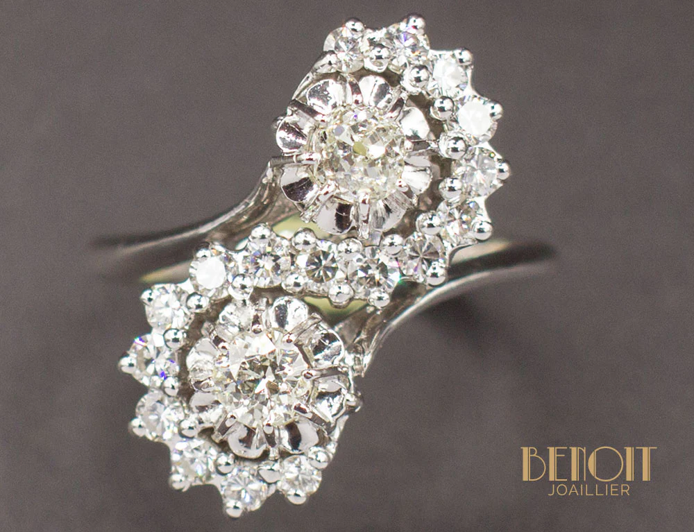 Bague Toi et Moi Diamants - Image 3