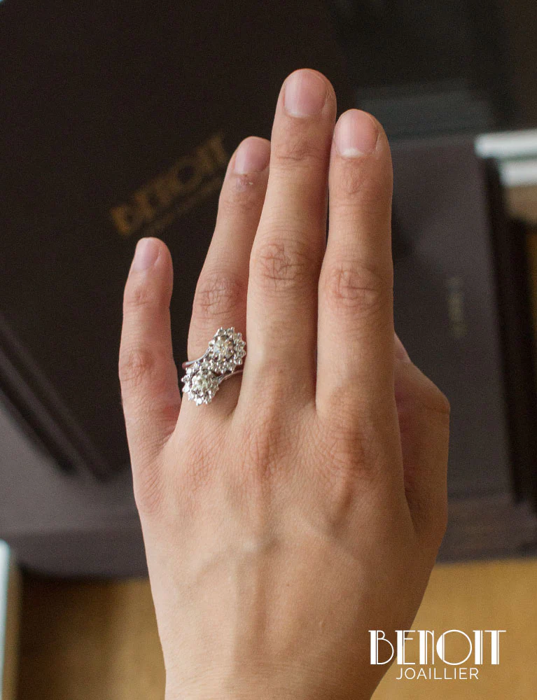 Bague Toi et Moi Diamants - Image 7