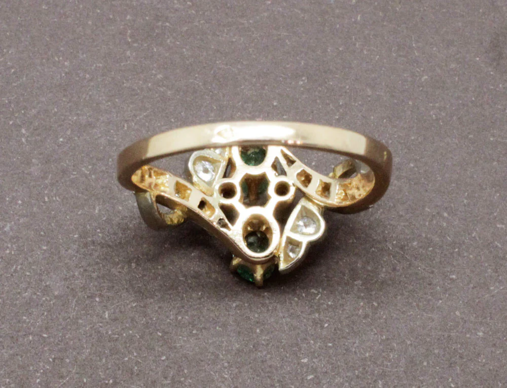 Bague Toi et Moi Émeraudes - Image 5