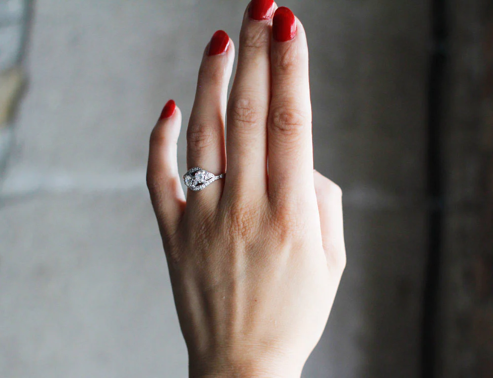 Bague Toi et Moi Or Blanc et Diamants - Image 6